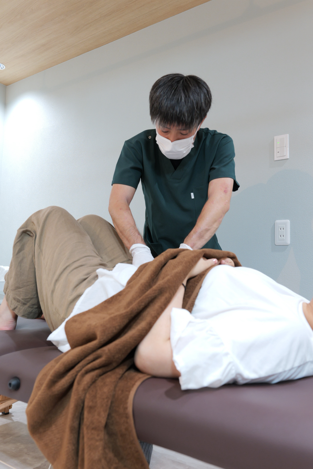 施術の様子